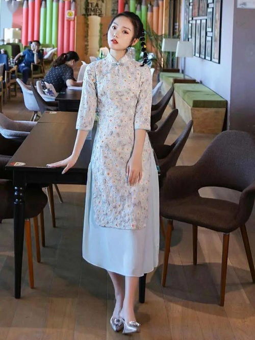 改良旗袍元素的服飾裝點名媛風格