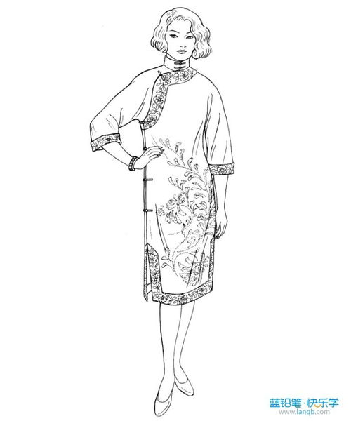 古風(fēng)服飾插畫(huà)素材參考 附高清大圖下載